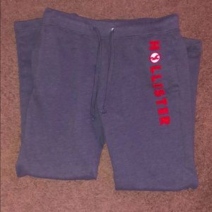Gray Hollister Sweatpants. Size- M